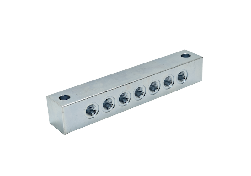 Коллекторный блок на 7 прямых выходов М10