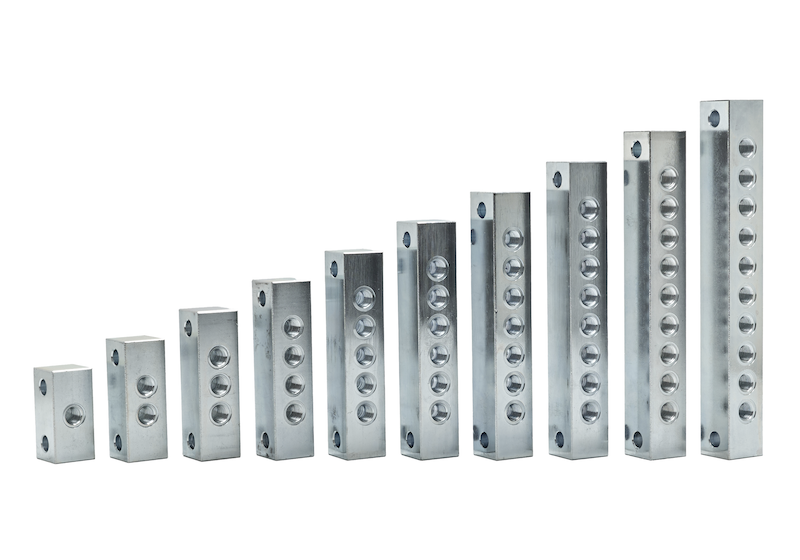 Коллекторный блок на 3 прямых выходов М10