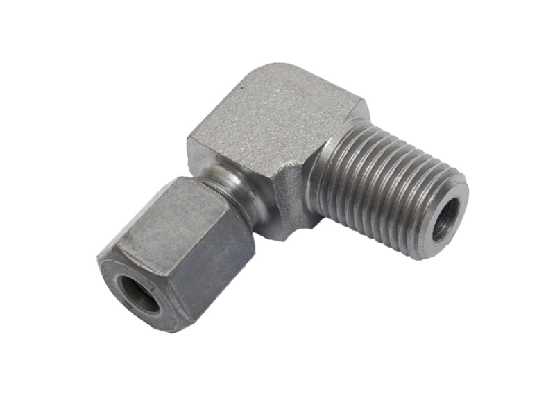 Угловой обжимной фитинг 1/4 ø6 мм