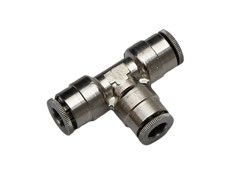 Тройник с цанговыми соединениями 6x6x6 мм